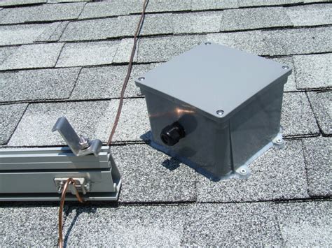 junction box on roof|roof top junction box.